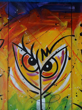 Load image into Gallery viewer, Abstract Painting Flowers Eyes