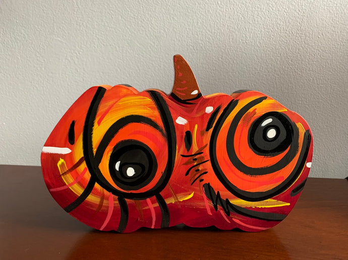 Pumpkin Eyes Painting