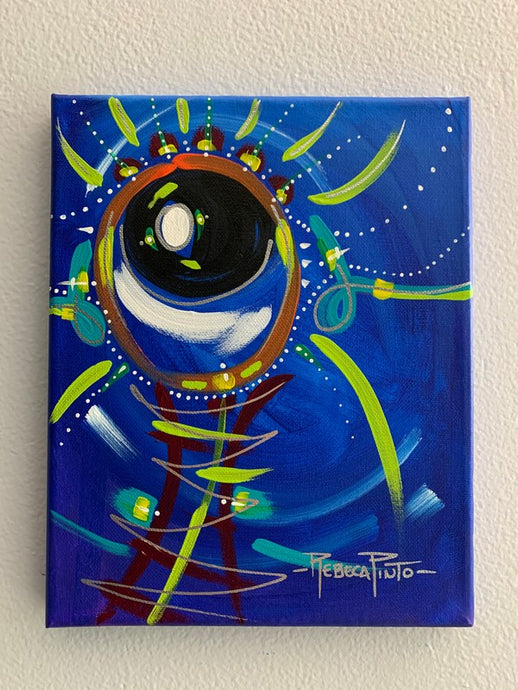 Abstract Painting Blue