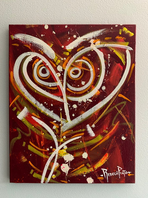 Abstract Painting Heart
