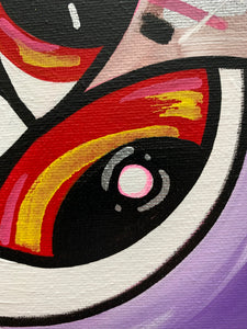 Butterfly on the eye