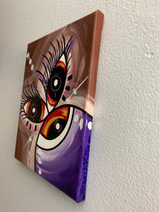 Butterfly on the eye