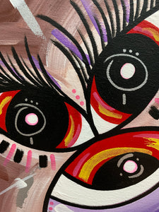 Butterfly on the eye
